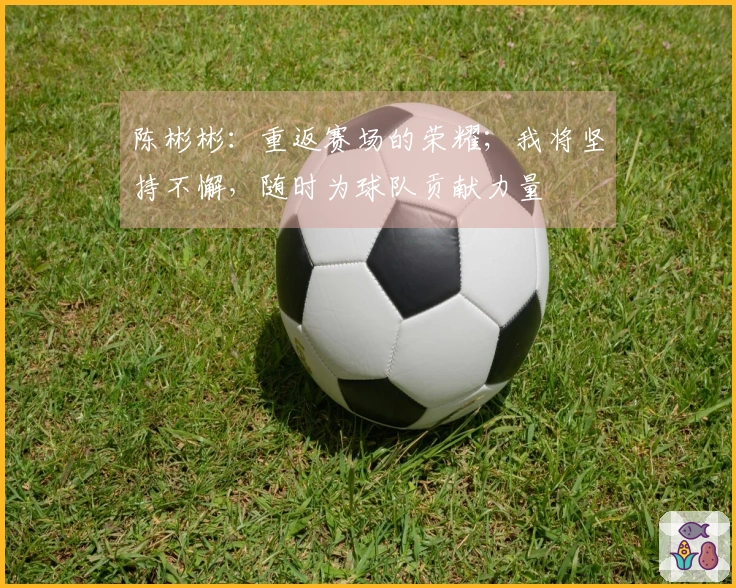 陈彬彬：重返赛场的荣耀；我将坚持不懈，随时为球队贡献力量